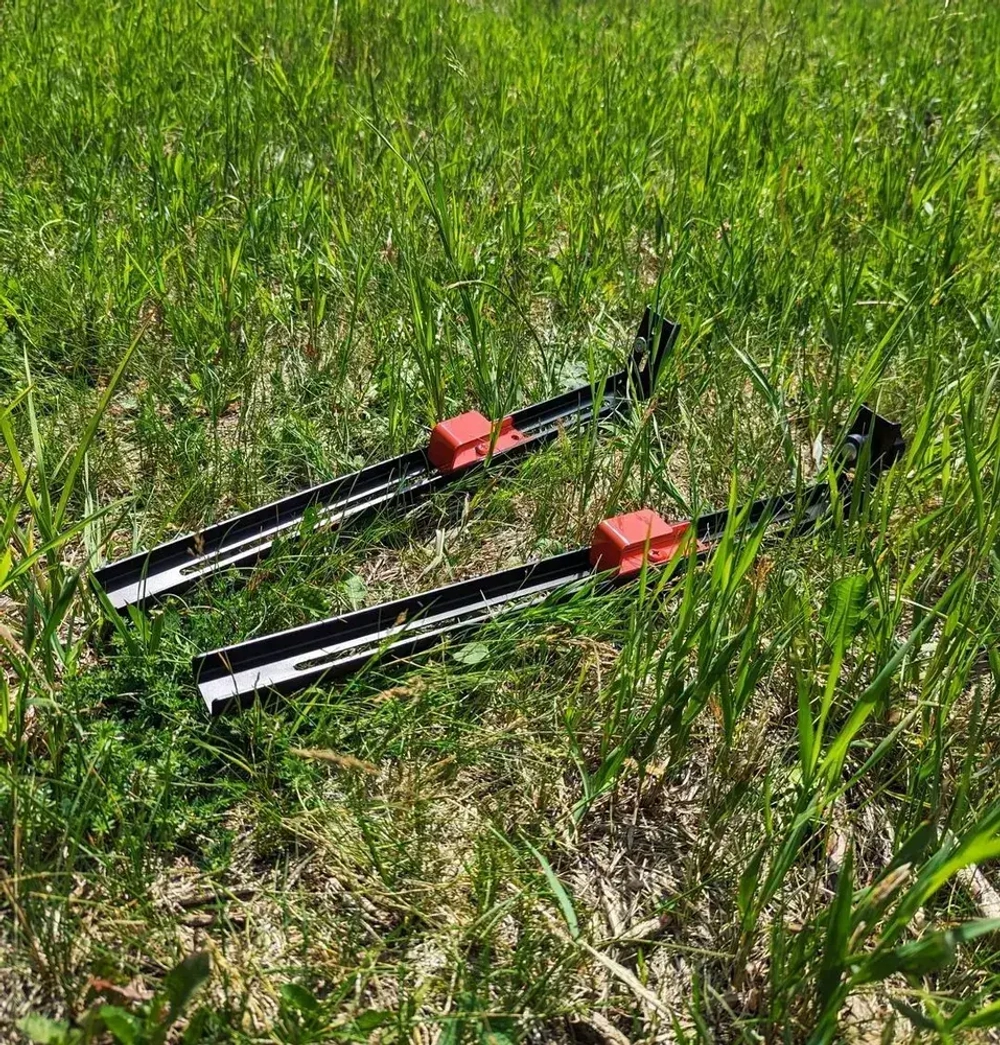 Держатель монтажный 40x40 мм для профлиста при строительстве забора (регулируемый) - 2 шт.