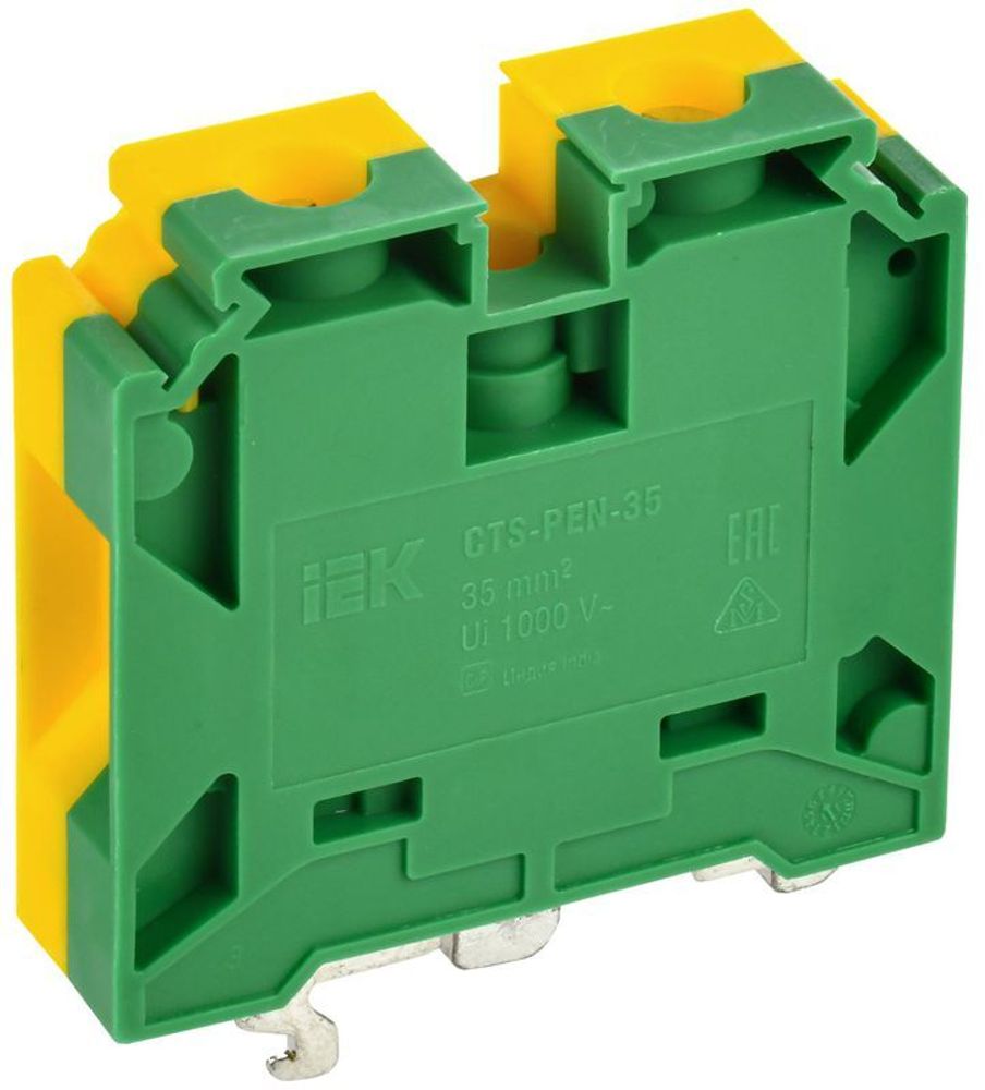 Колодка клеммная CTS-PEN ARMAFIX земля монтаж неск. напр. 35кв.мм IEK YCT11-02-K52-035 Колодка клеммная CTS-PEN ARMAFIX земля монтаж неск. напр. 35кв.мм IEK YCT11-02-K52-035
