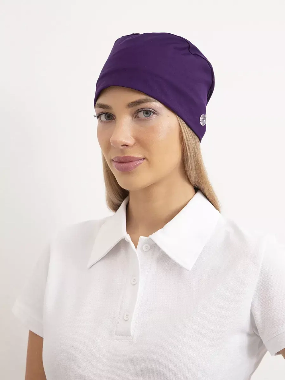 Шапочка медицинская TZ001, фиолетовый