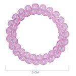 Резинки для волос НАБОР 5 шт., диаметр 4,5 см, пружинка, розовые, MONTE VITA, 457062