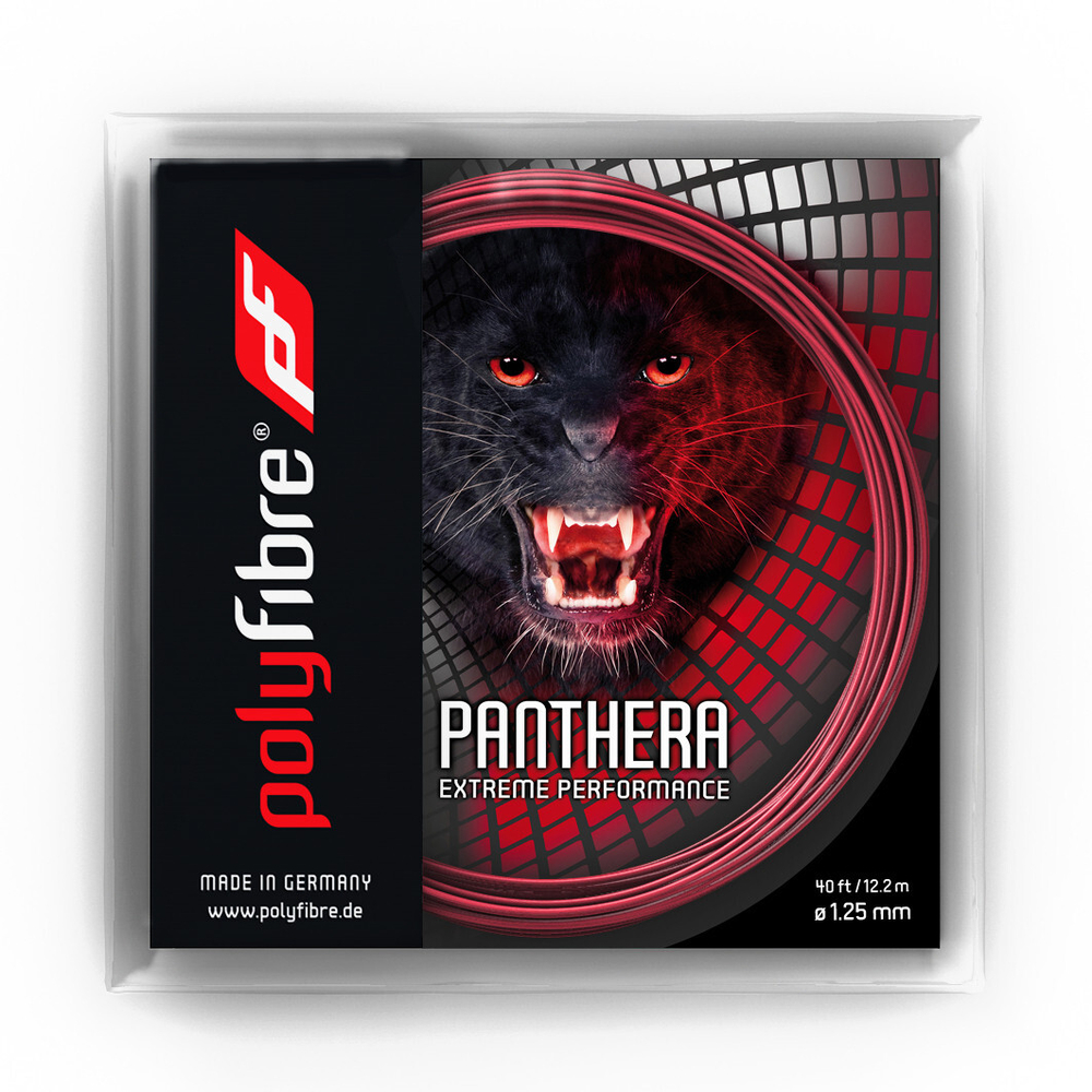 Теннисные струны Polyfibre Panthera (12,2 m) - красный