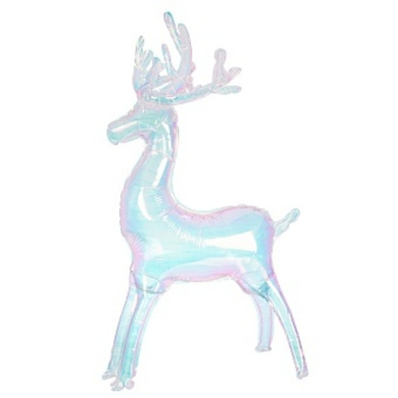 К 3D Фигура Олень Прозрачный Хамелеон 35''/89 см.