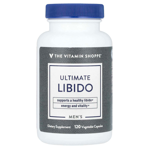 The Vitamin Shoppe, Ultimate Libido, для мужчин, 120 растительных капсул