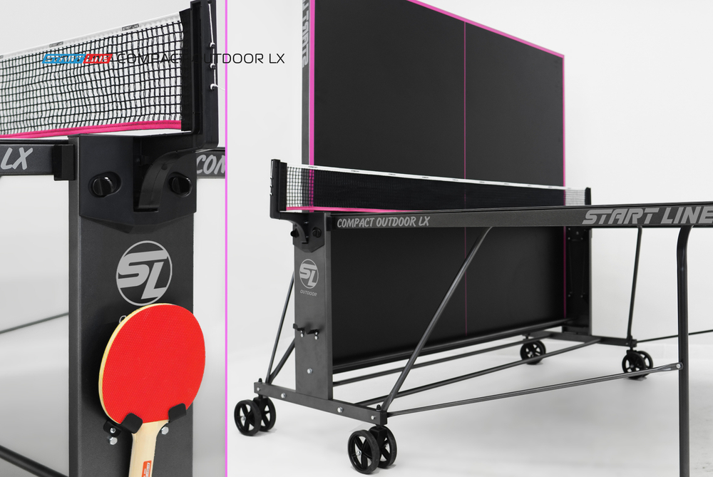 Стол теннисный Compact-2 LX Всепогодный 6 black