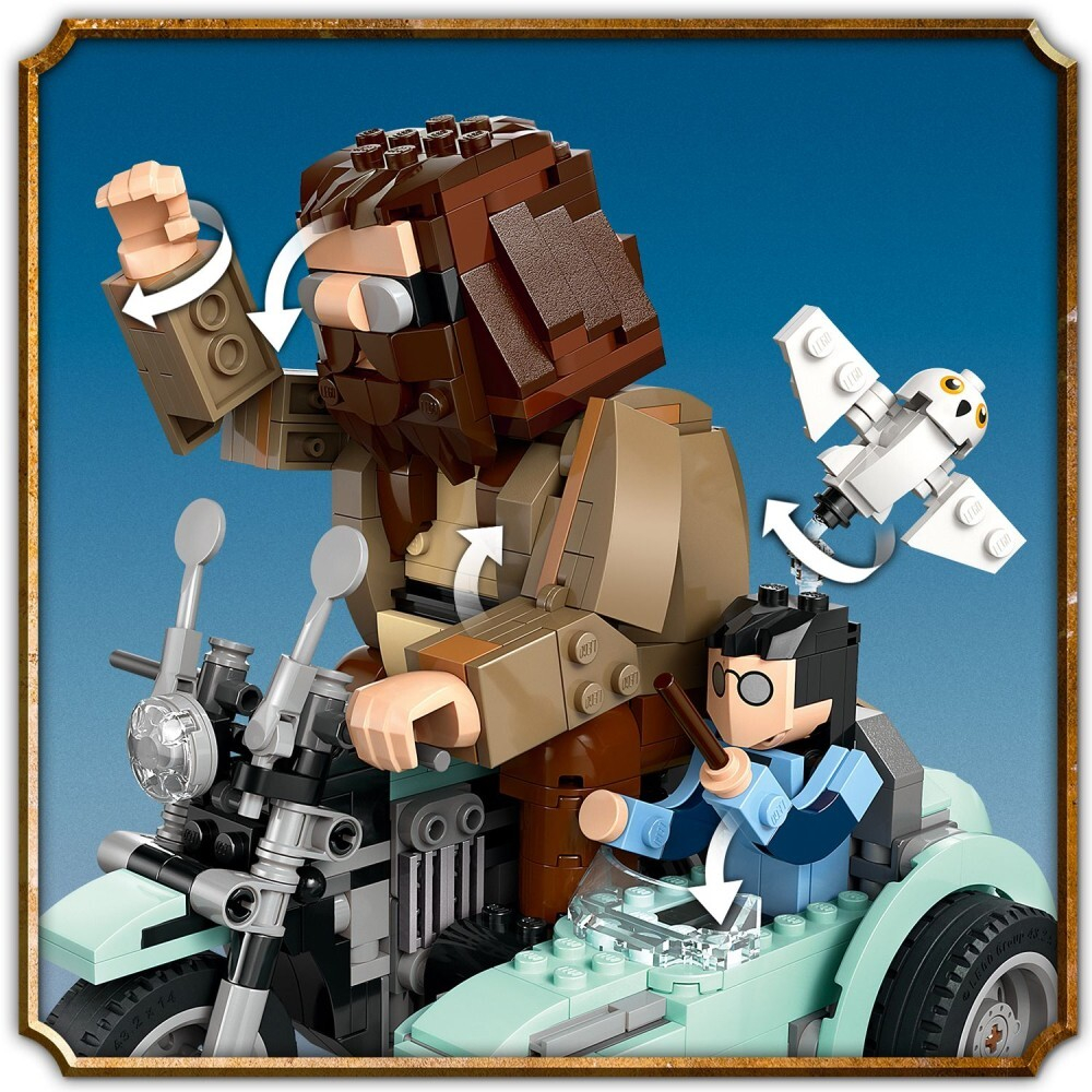 LEGO Гарри Поттер /Поездка Хагрида и Гарри на мотоцикле/ 76443