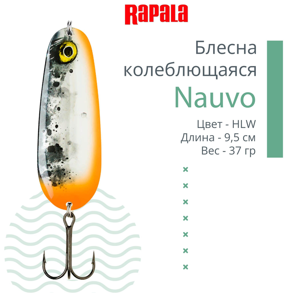 Блесна колебалка Nauvo 19 /HRL