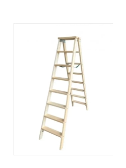 Стремянка деревянная 2х8 wide (рабоч. высота 3,3м)