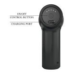 Вибромассажёр с поступательными движениями Pretty Love DJ Doctor Thrusting Super Powerful Gun Massage Black BW-055029