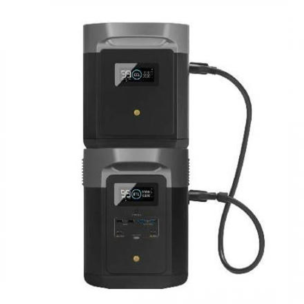Комплект EcoFlow DELTA Max (1600) + внешняя батарея Темно-серый