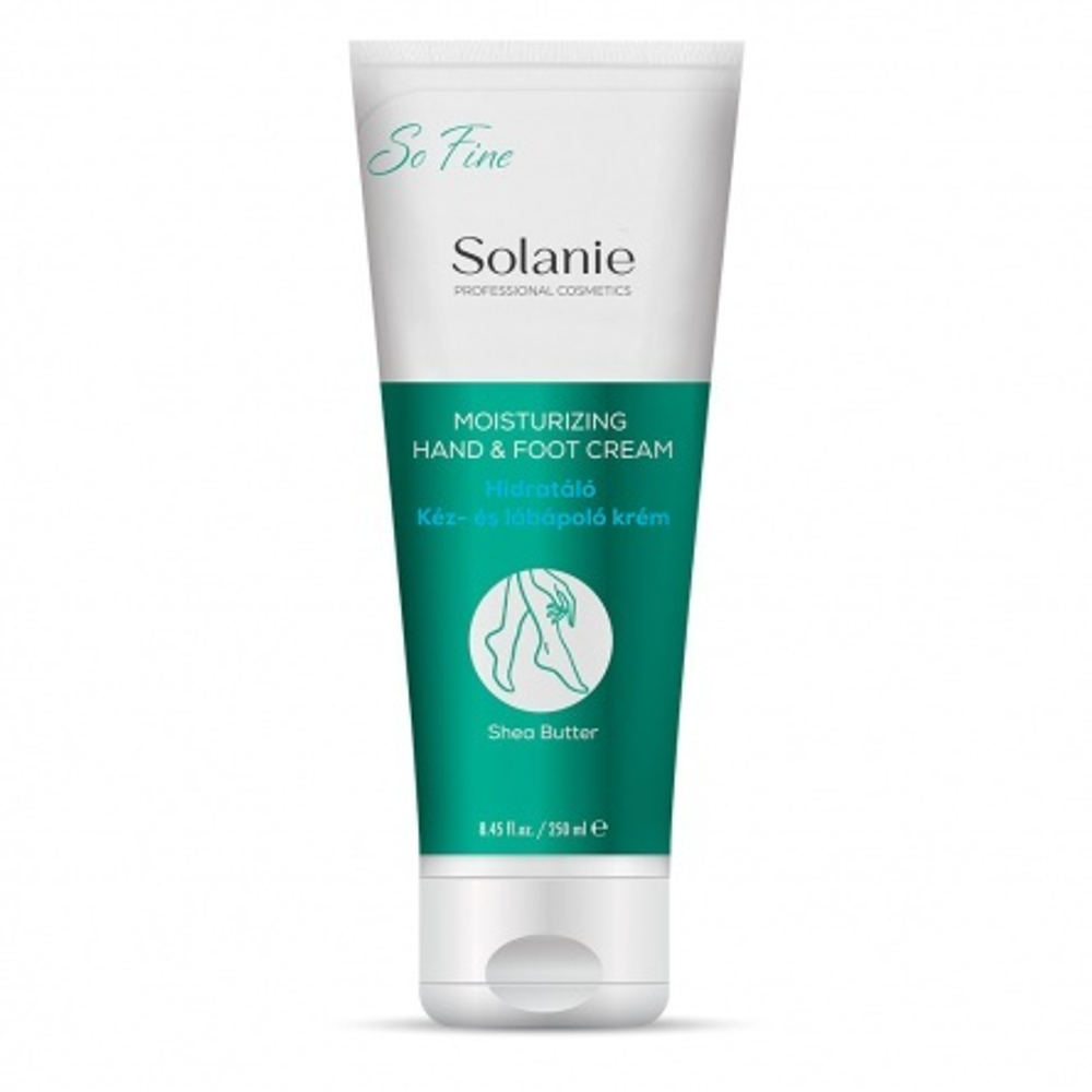 Увлажняющий крем для рук и ног с маслом Ши SO FINE Moisturizing hand & foot cream with shea butter, 250 мл
