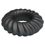 Черное эрекционное кольцо Fitz