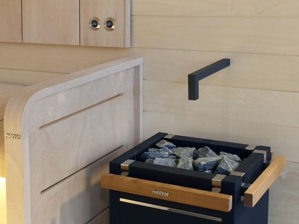 HARVIA Электрическая печь Virta HL900400 HL90 black, 9.0 кВт (без пульта управления в комплекте)