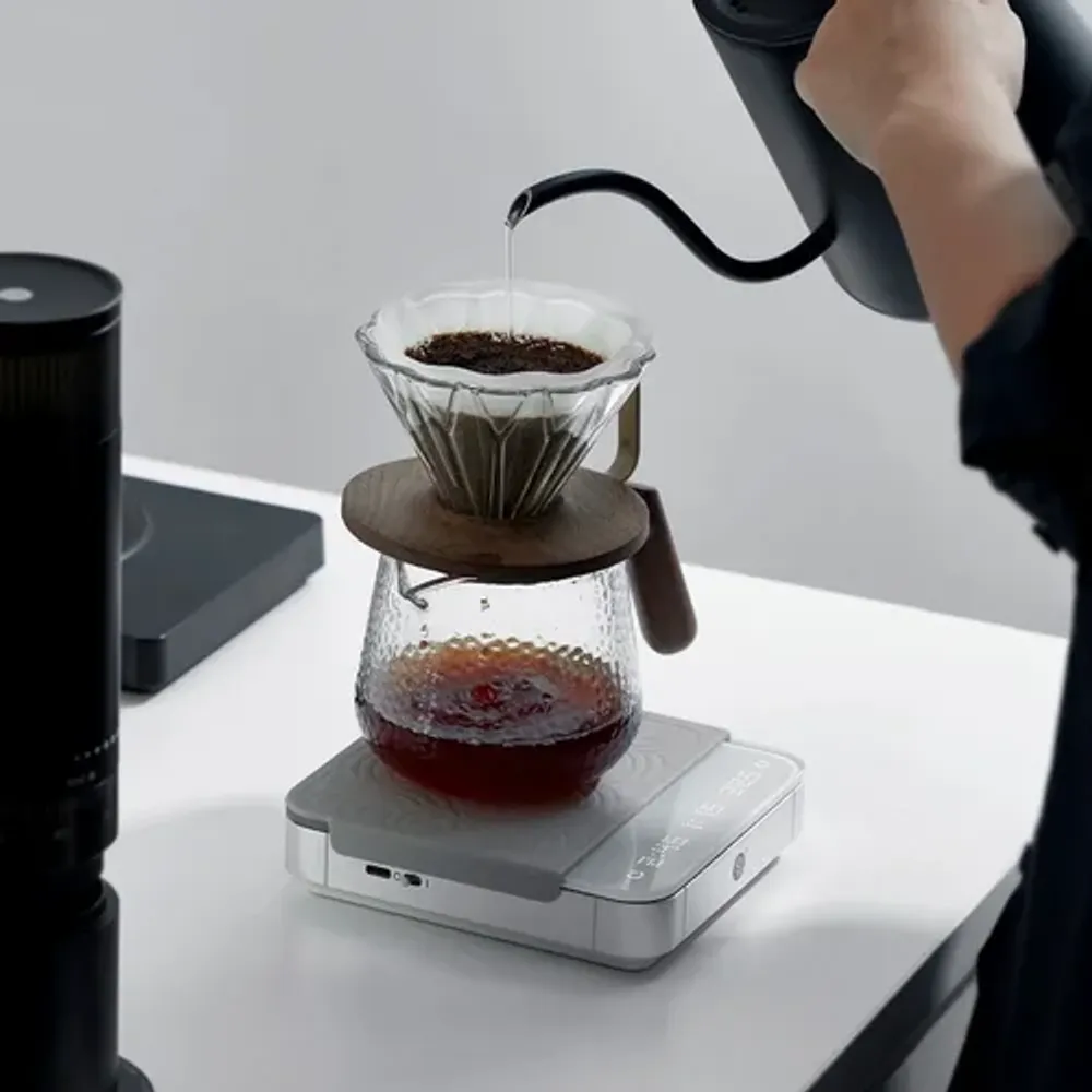 Весы кофейные портативные SMART SCALE 3.0 PRO (POUR-OVER) черные 0,3-2000гр батарея 2500mAH ZeroHero