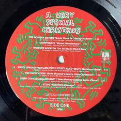 Винтажная виниловая пластинка LP Сборник A Very Special Christmas (Japan 1987) (Obi) (Bon Jovi, Sting, Eurythmics)