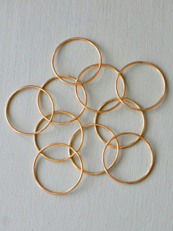 Набор колец металлических 7 см, 10 шт