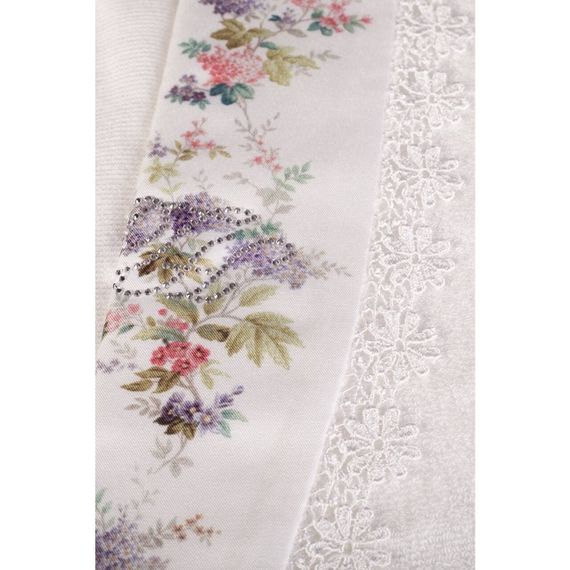 VERSAILES махровый  женский халат кремовый Tivolyo Home Турция