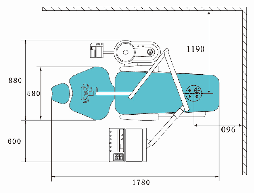 Стоматологическая установка KLT 6210 N1 Upper (с верхней подачей)