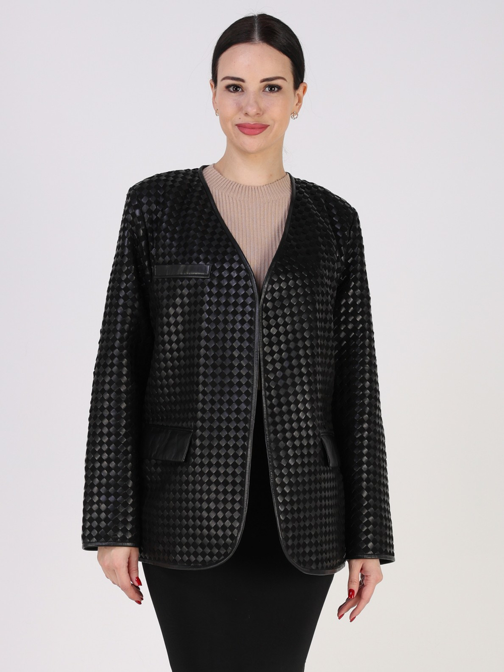 Кожаная куртка демисезонная