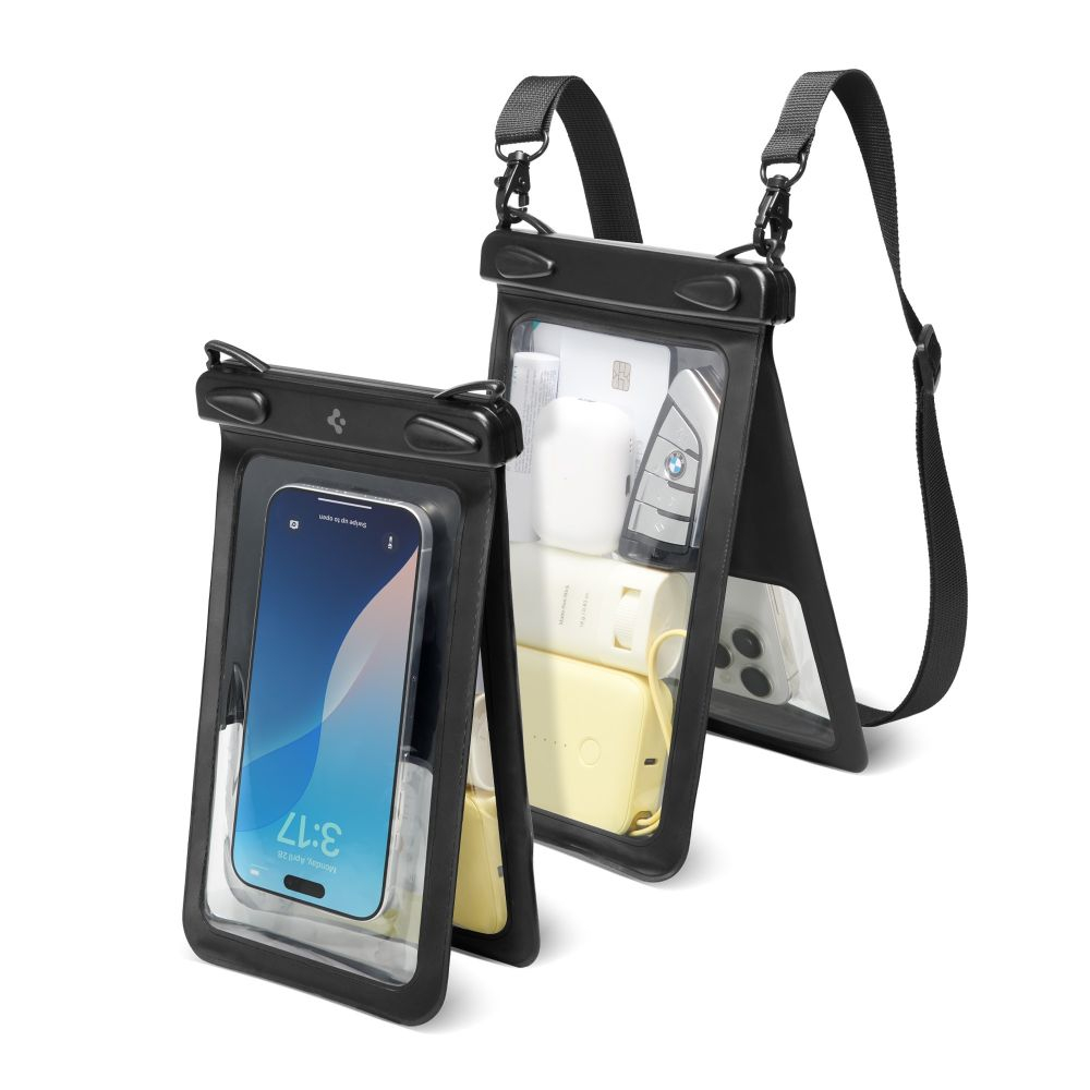 Водонепроницаемый чехол Spigen Aqua Shield A603, 1 шт., чёрный