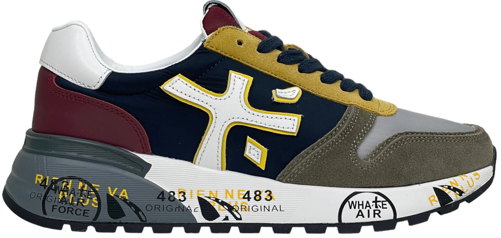 Premiata Mick 2338 Синие с бежевым