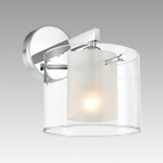 8261/1W MODERNI LN26 135 металл/стекло, хром/прозрачный Бра E14 1*40W 220V VERDI