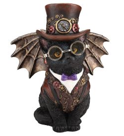 Veronese WS-1358 Статуэтка в стиле Стимпанк «Кот-изобретатель»