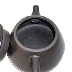 257046 Чайник ИСИН "ШИ ПЯО Каменный черпак", 200мл, исинская глина, черный