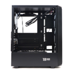 Корпус BaseTech eXtreme GFX-04, Без БП, ATX, чёрный, 4xRGB FAN, 2xUSB2, 1xUSB3, бок: закалённое стекло (BT-GFX-04-TG-4F-RGB)