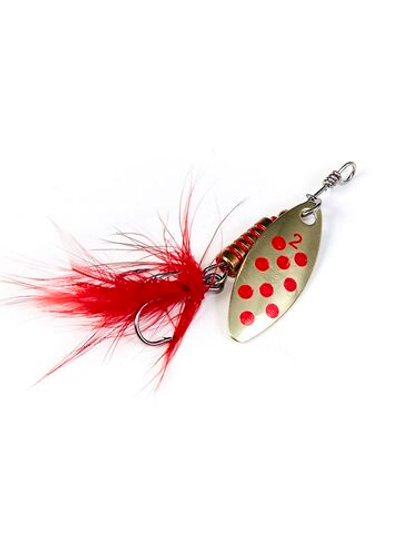 Блесна вращающаяся Lucky John SPIN X LONG 05 12,0г CR (5шт. в упк.)