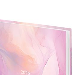 Ежедневник датированный 2026 145х215 мм А5 STAFF ламинированная обложка "Delicate" (117330)