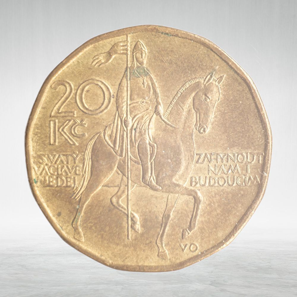 Czech Republic, 20 Korun, 1997, VF