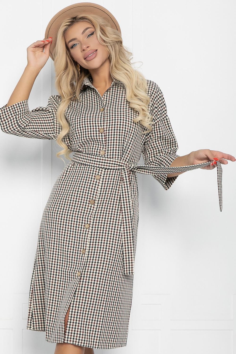 Платье Кэсси (клетка) П11219 LT Collection