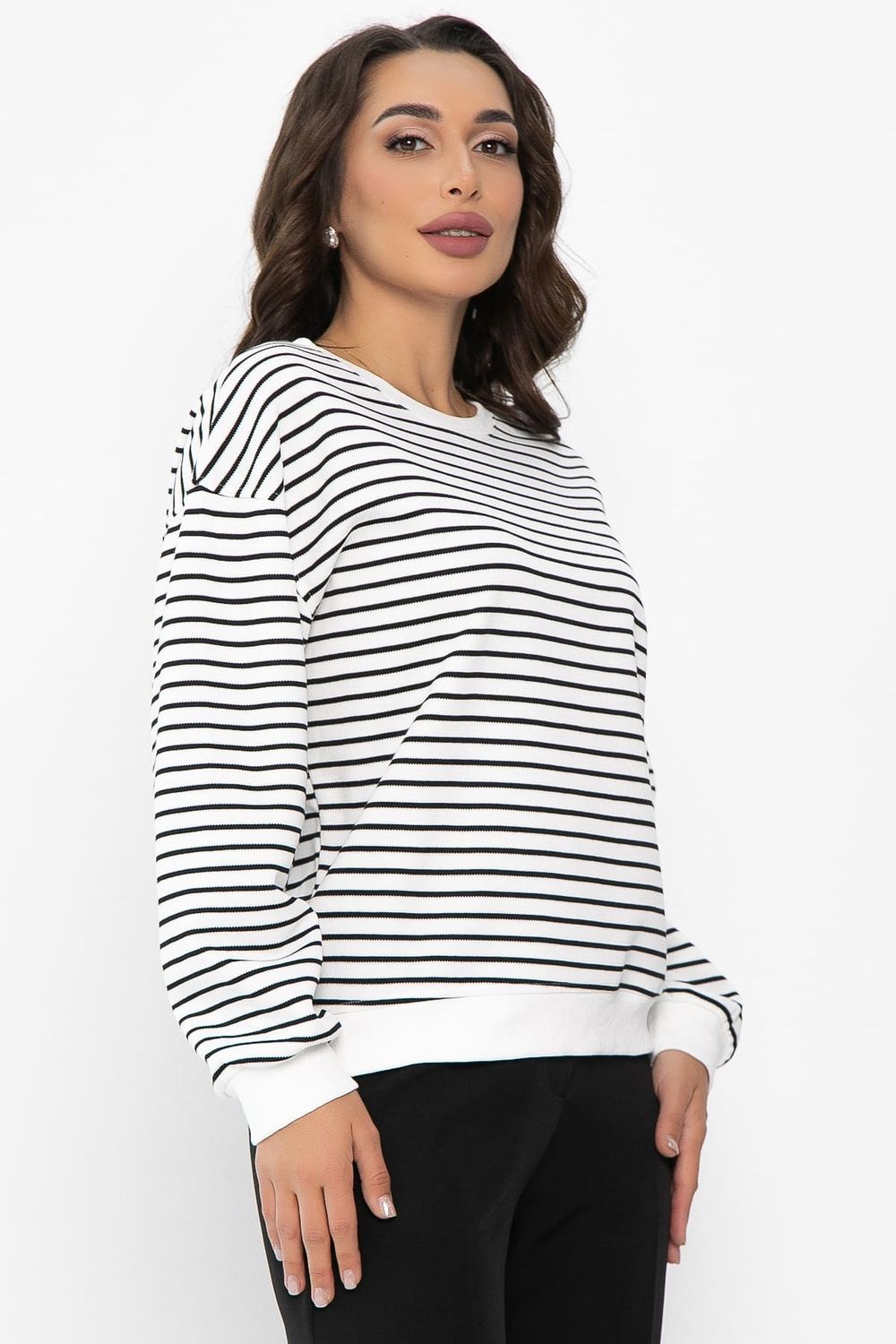 Джемпер Вечность (айвори/полоска) Б14096-20М LT Collection