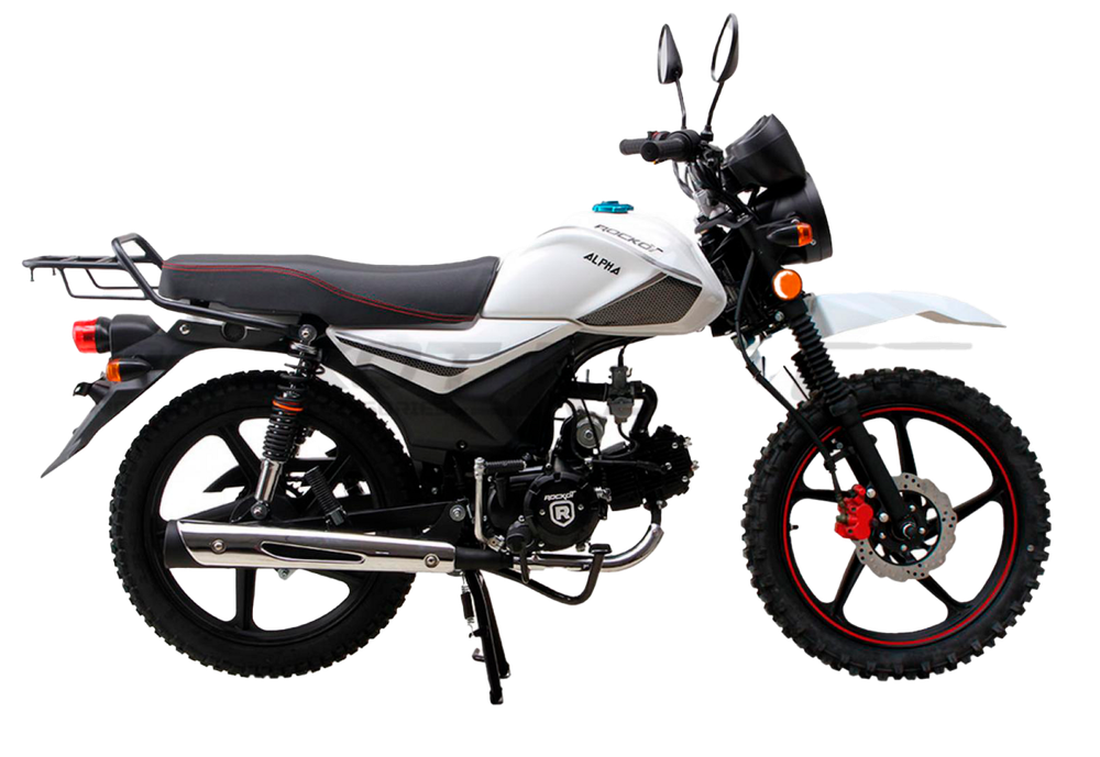 Мопед ROCKOT ALPHA OFFROAD M-12 (белый глянцевый)`