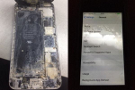 Чистка от попадания влаги и окислов iPhone 6 Plus