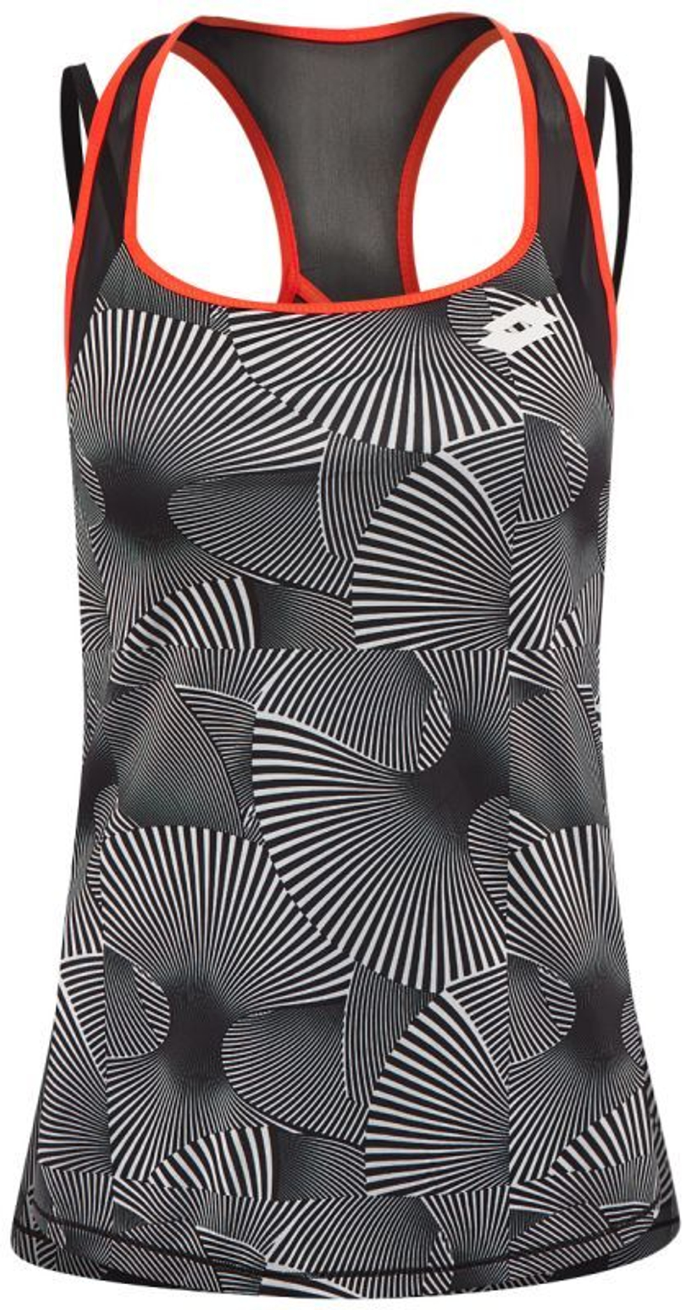 Женский топ теннисный Lotto Tennis Tech Tank Printed - brilliant white