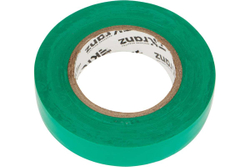 Изолента ПВХ KRANZ 0,13х15 мм, 25 м, зеленая KR-09-2103