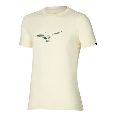 Мужское теннисное поло Mizuno Athletics RB T-Shirt Men - Beige