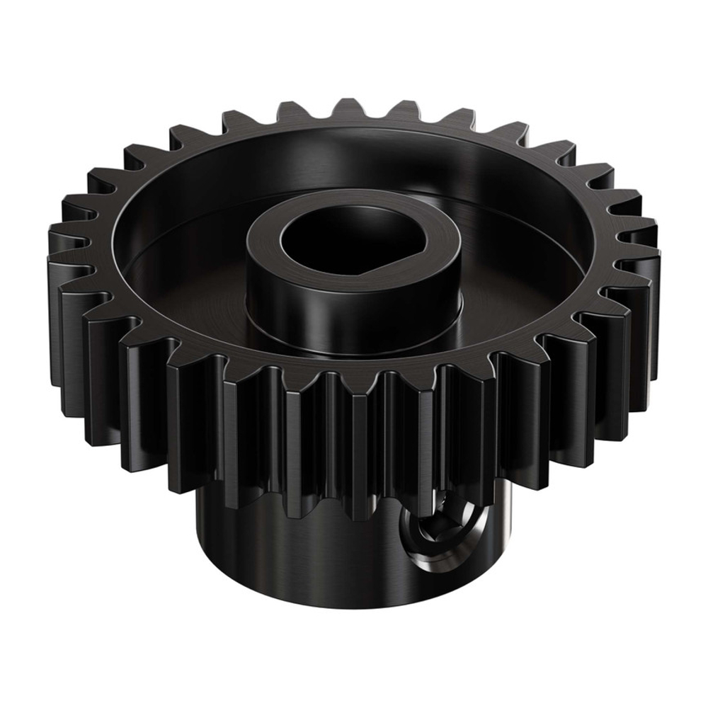 2303 Series Steel, MOD 0.8 Pinion Gear (6mm D-Bore, 30 Tooth)