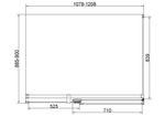Душевой уголок Экстенза (Extenza) Vincea VSR-4EX111290CL, 1100/1200*900, хром, стекло прозрачное
