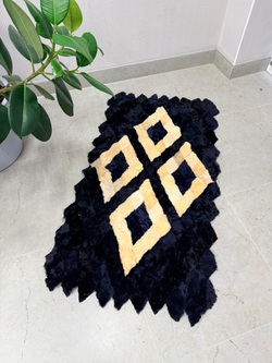 Меховой Коврик прикроватный накидка на кресло из овчины