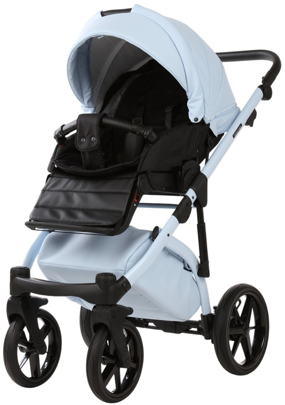 Детская коляска Adamex Chantal Pro Natura 3 в 1 CN-1-SKY (ГОЛУБАЯ КОЖА)