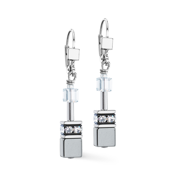 Серьги Coeur de Lion Grey-Silver 4015/20-1217