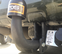 Фаркоп для Toyota Land Cruiser 200 2007-2021, Lexus LX 2007-2022 Тип шара: A. Нагрузки: 2700/100 кг, TY 19