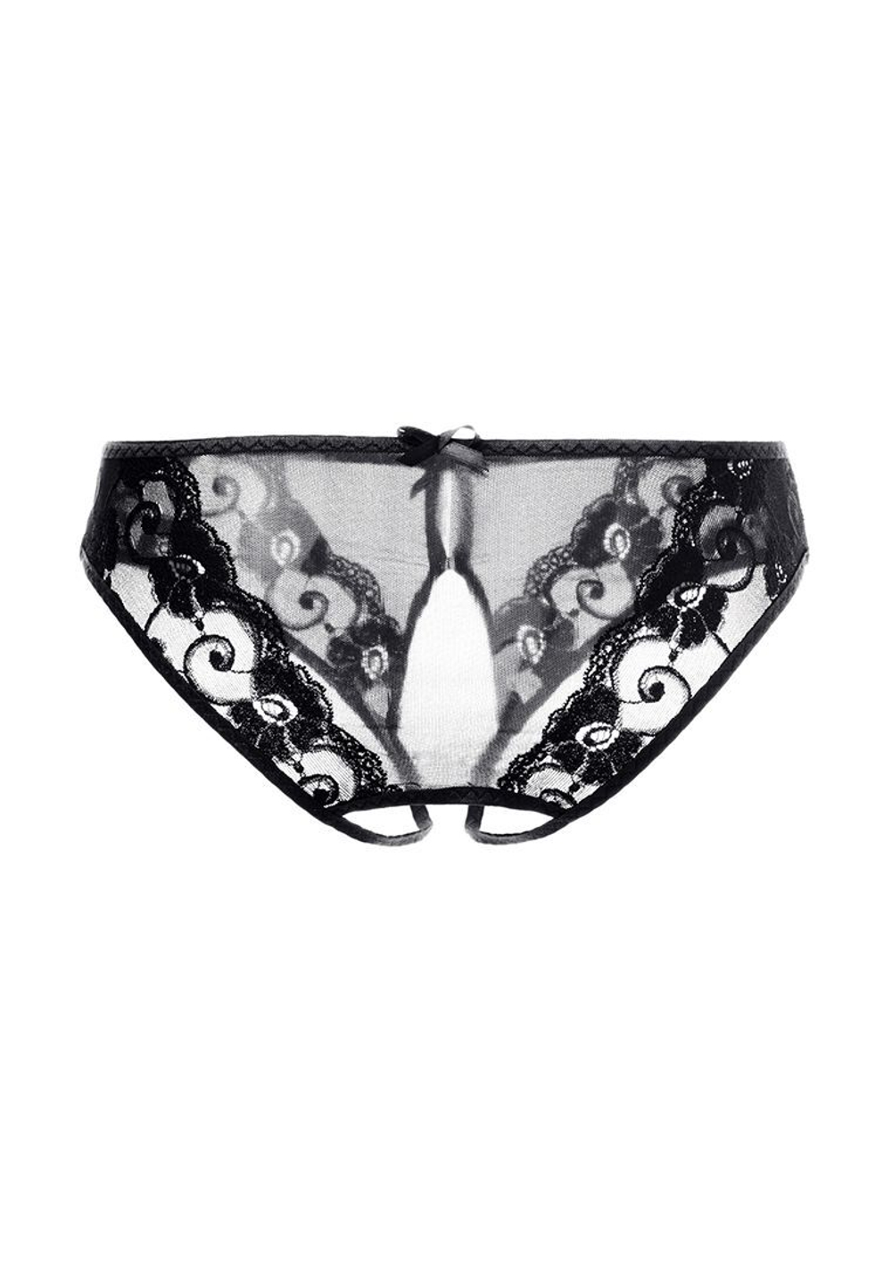 Эротические кружевные трусики из сеточки Pauline (Размер: 42-44) (Цвет: белый)