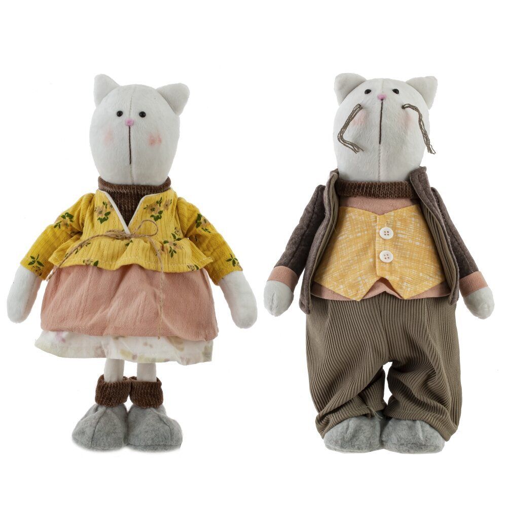 GAEM Игрушка набивная "Кот/Кошка", L16 W10 H33 см, 2в.