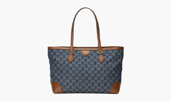 Сумка Gucci Ophidia Tote Canvas Bag "Blue/Brown"