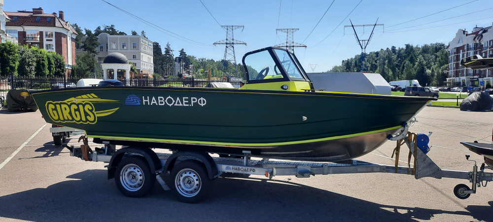 Готовый комплект Алюминиевая моторная лодка Гиргис 470
