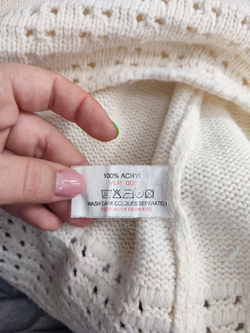 Пончо Pure & Natural вязаное