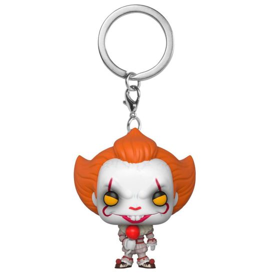 Фигурка-брелок Funko Pocket POP! IT S2 Pennywise (w/balloon) 31811 / Фигурка-брелок Фанко ПОП! по мотивам франшизы "Оно", Пеннивайз